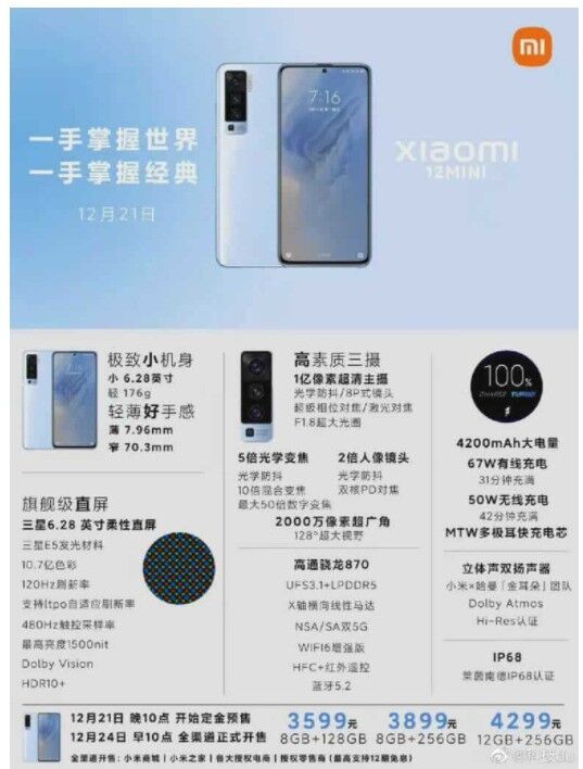 Xiaomi có thể ra mắt 2 flagship mini sắp tới ảnh 2