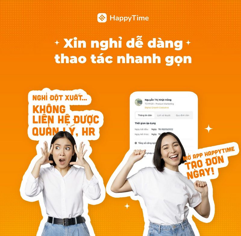 Nền tảng HappyTime.vn hỗ trợ doanh nghiệp phản hồi nhân viên nhanh chóng