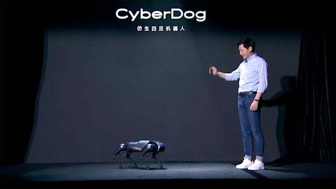 CyberDog có thể tương tác với con người