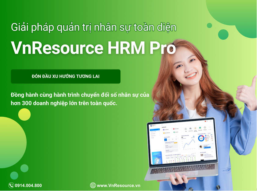 Giải pháp quản trị nhân sự toàn diện VnResource HRM Pro