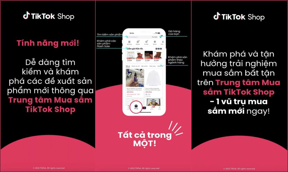 TikTok Shop ra mắt tính năng Trung tâm Mua sắm