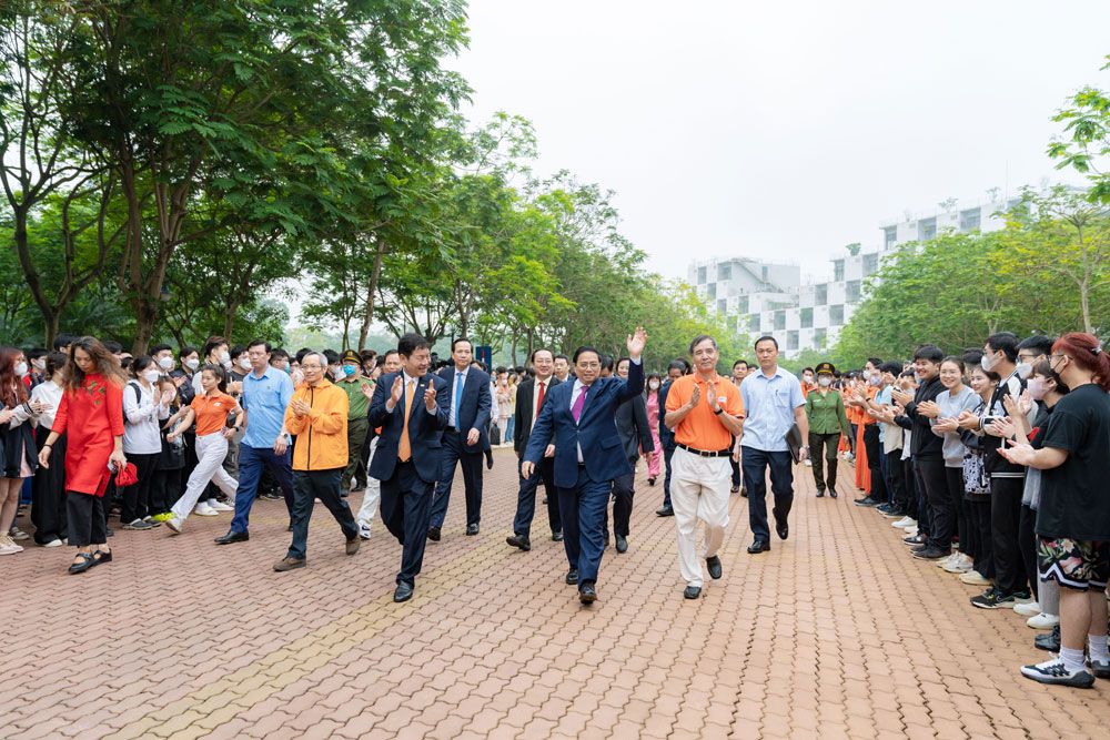 Thủ tướng Phạm Minh Chính thăm Đại học FPT 