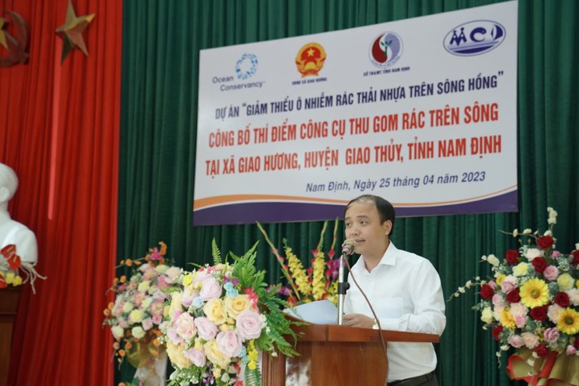 Ông Đỗ Quang Trung - Phó Giám đốc Sở TN&MT tỉnh Nam Định