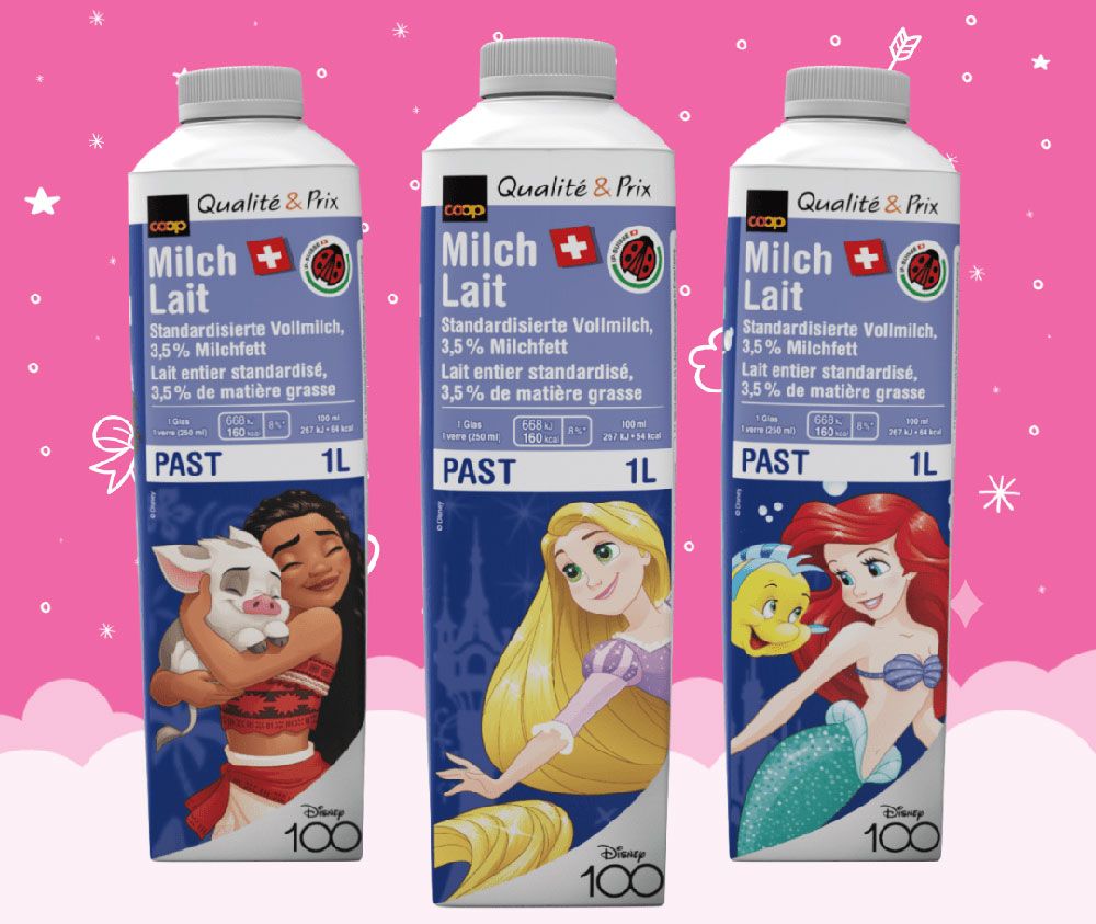 Tetra Pak hợp tác với Disney đưa nhân vật hoạt hình lên vỏ hộp sữa