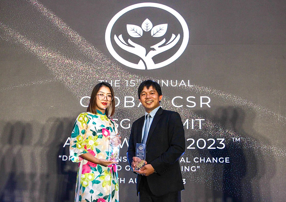 Trường Hy Vọng đạt được giải thưởng CSR ấn tượng nhất toàn cầu