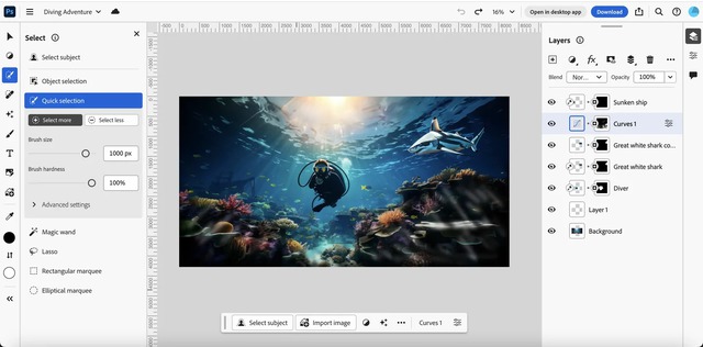 Adobe ra mắt Photoshop phiên bản web