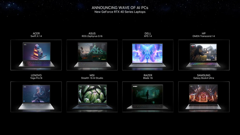Nvidia công bố bộ ba chip mới cho AI PC