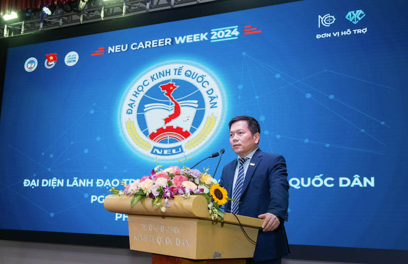 PGS.TS Nguyễn Thành Hiếu phát biểu về Tuần nghề nghiệp và việc làm 2024