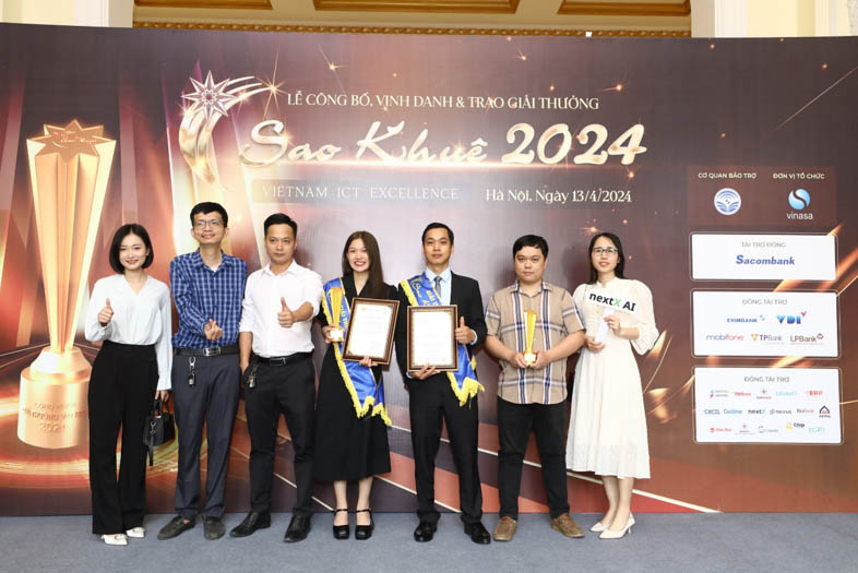 NextX CRM giải thưởng Sao Khuê 2024 Giải pháp quản lý doanh nghiệp