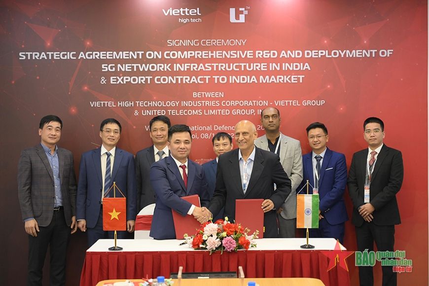 Viettel High Tech xuất khẩu thiết bị viễn thông sang Ấn Độ