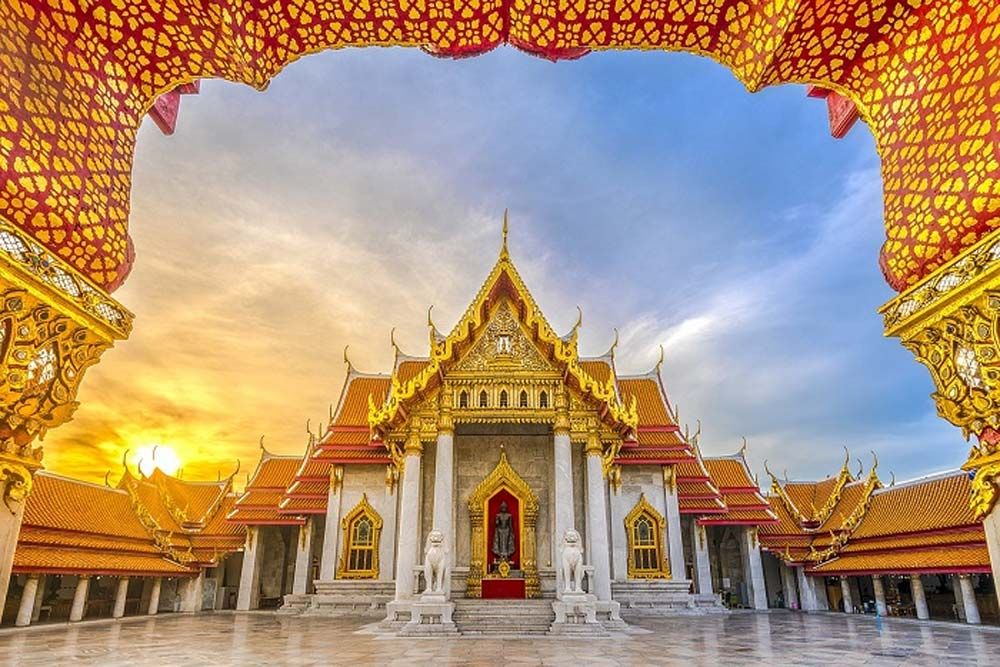 Wat Benchamabophit là 1 trong những ngôi chùa đẹp nhất thế giới