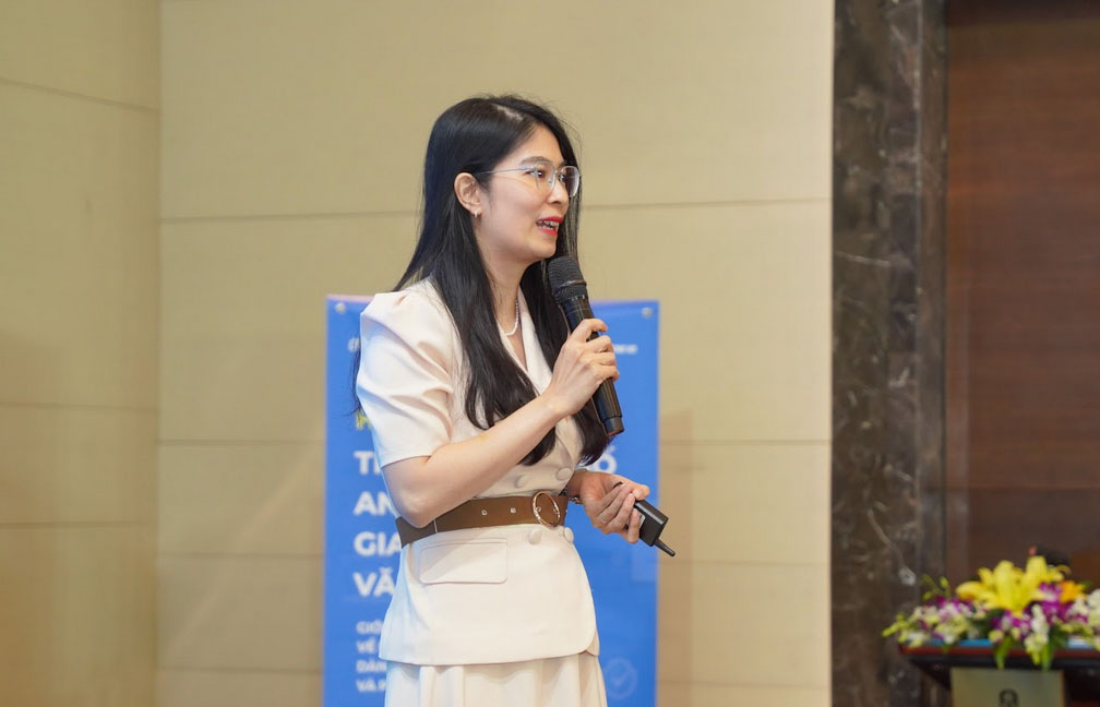 bà Ngô Minh Trang, Giám đốc Trung tâm Công Nghệ Thông tin - Truyền thông Vietnet (Vietnet-ICT)
