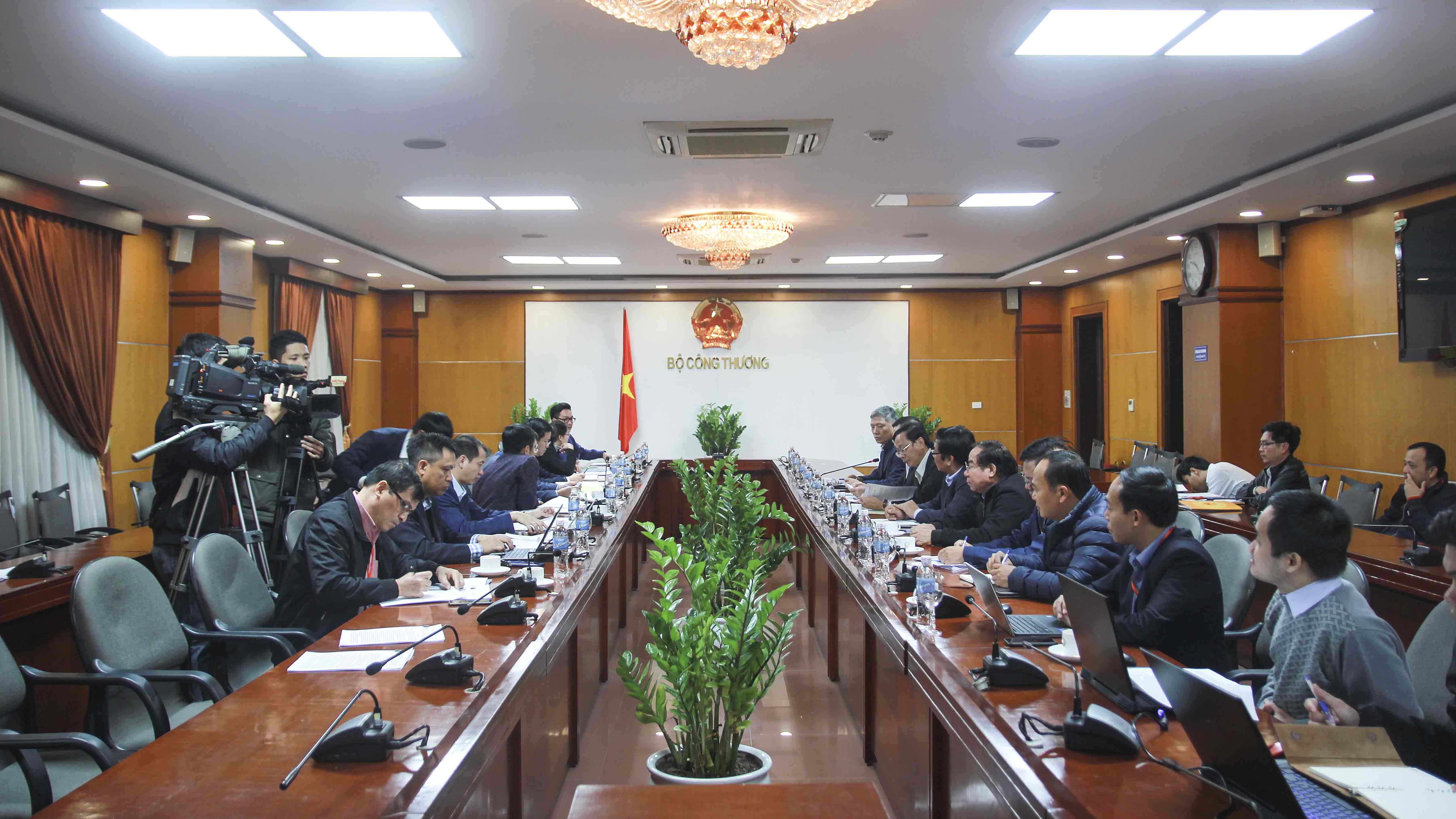 Toàn cảnh buổi làm việc giữa Bộ Công Thương và tỉnh Ninh Thuận ngày 11/12/2018