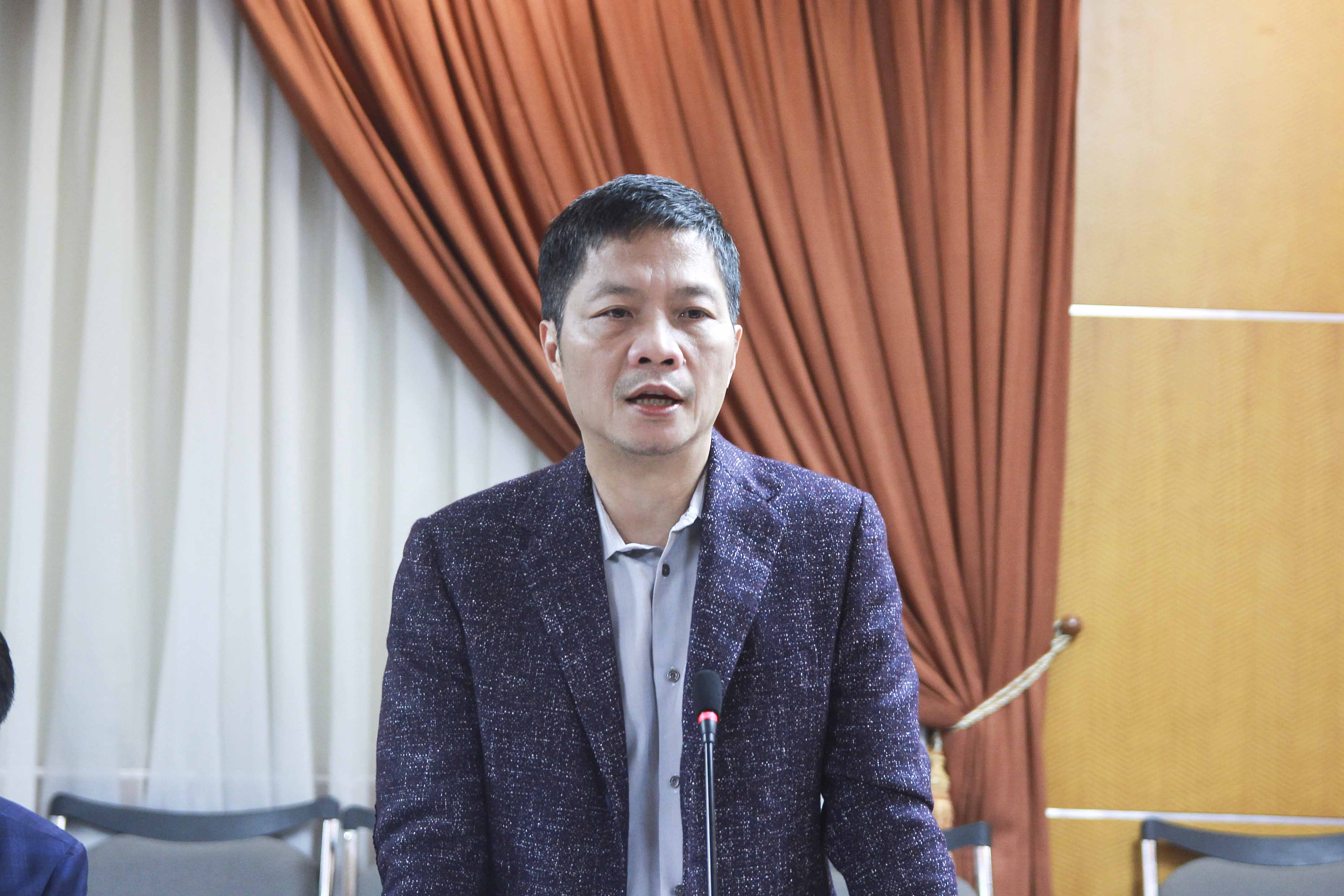 Bộ trưởng Bộ Công Thương Trần Tuấn Anh phát biểu tại buổi làm việc giữa Bộ Công Thương với lãnh đạo tỉnh Ninh Thuận
