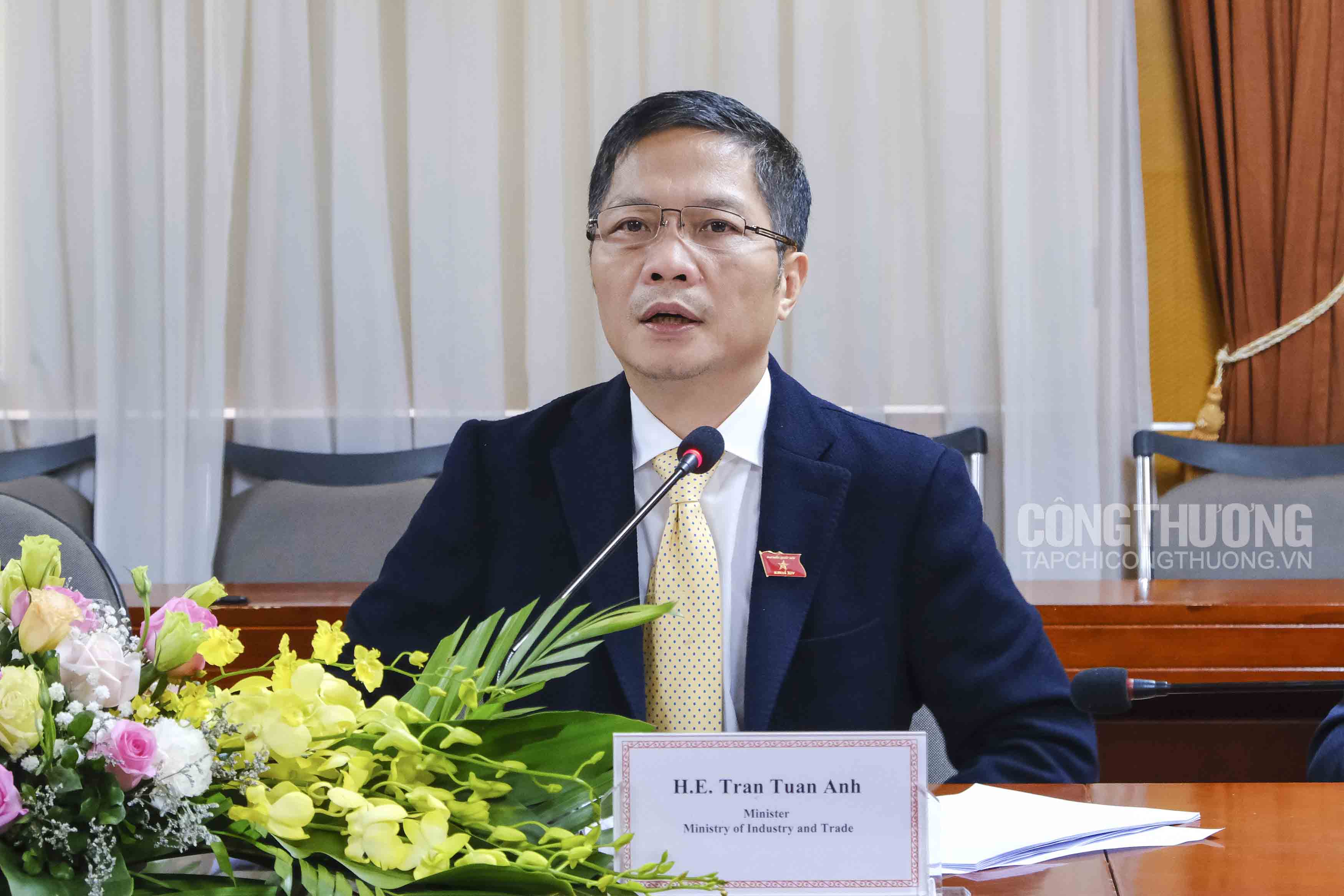 Bộ trưởng Trần Tuấn Anh khẳng định quyết tâm mạnh mẽ và chính sách nhất quán của Việt Nam đối với tiến trình hội nhập kinh tế quốc tế