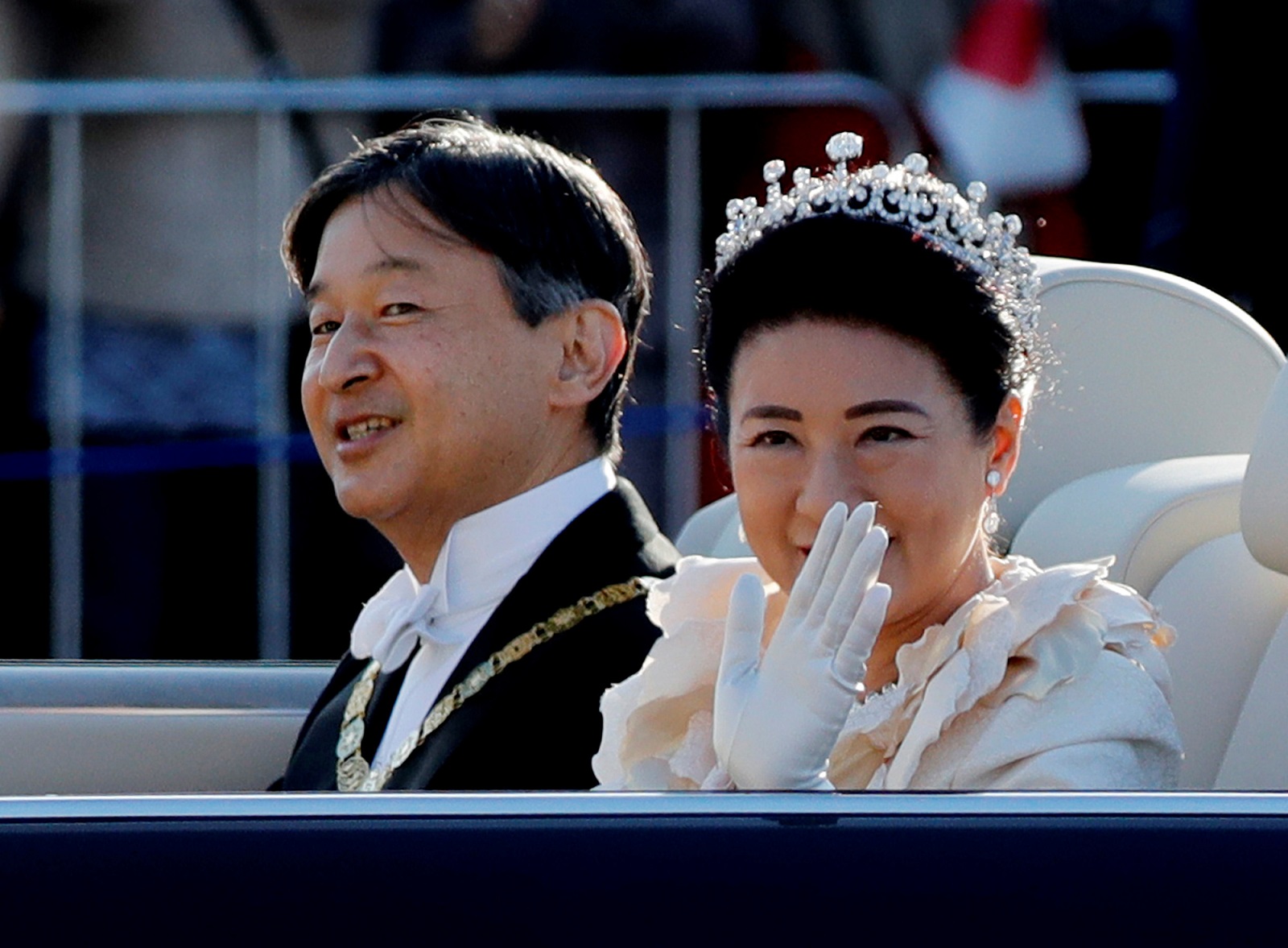 Nhật hoàng Naruhito và Hoàng hậu Masako 