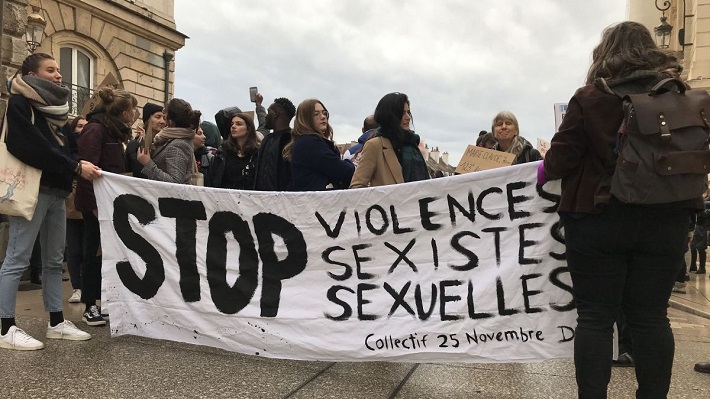 Biểu tình chống bạo hành tại Pháp