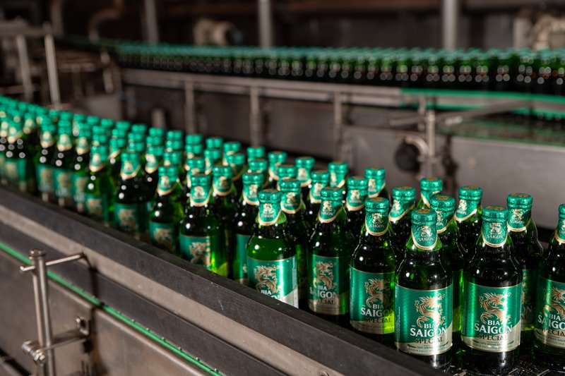 Dây chuyền sản xuất Bia Sài Gòn