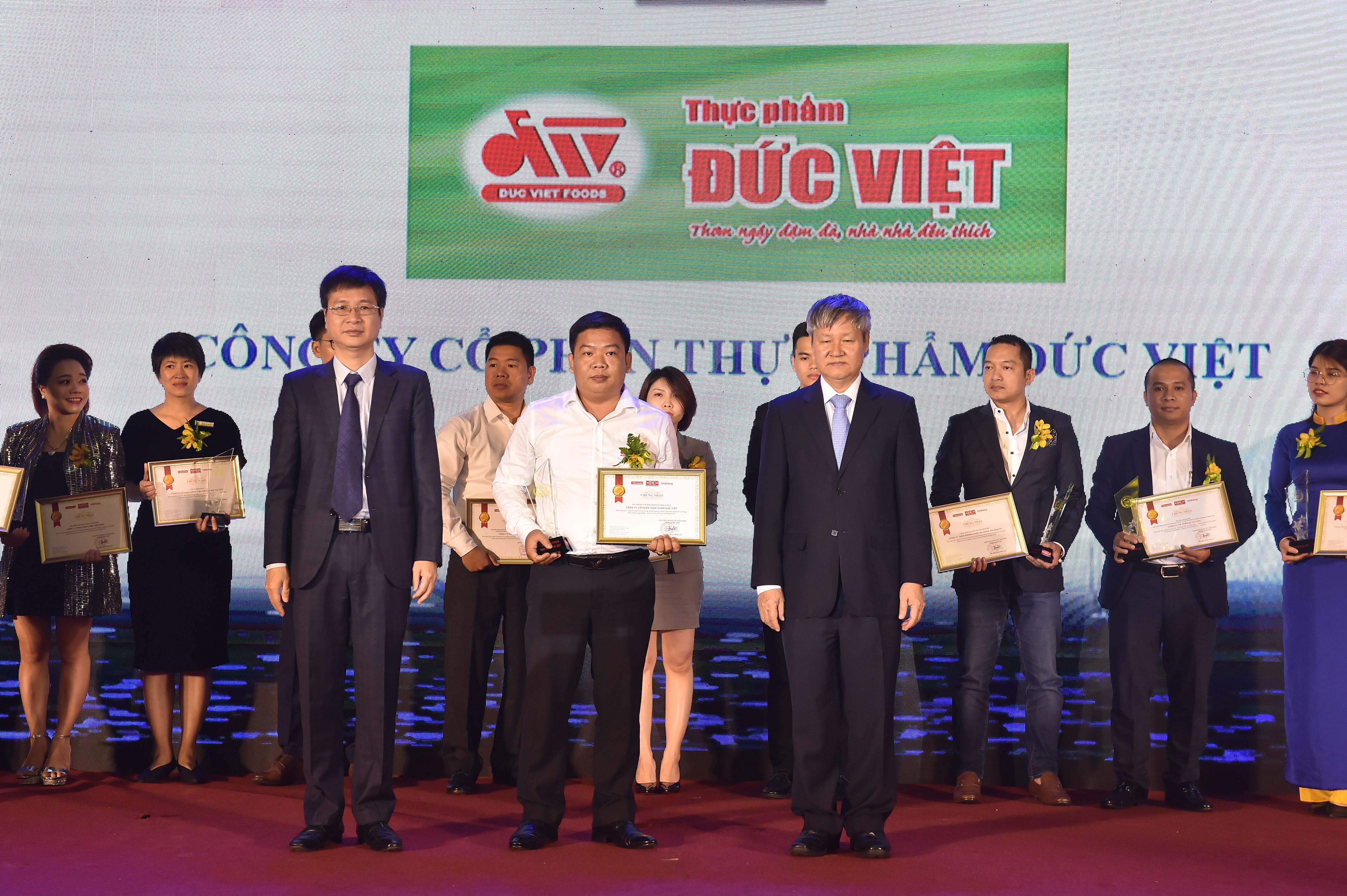 Thực phẩm Đức Việt vào Top 100 sản phẩm dịch vụ “Tin và Dùng” Việt Nam 2019