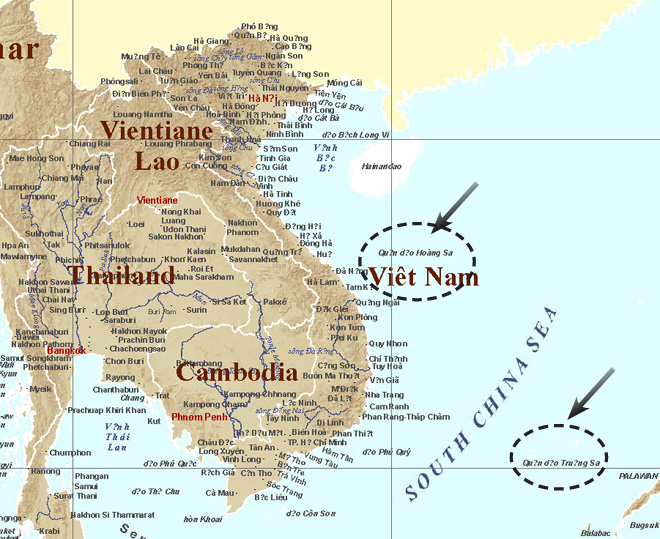 Phần lãnh thổ Việt Nam với địa danh quần đảo Hoàng Sa, Trường Sa viết bằng tiếng Việt thuộc chủ quyền VN được cung cấp tại website của Ủy ban Địa danh Úc (www.icsm.gov.au/cgna/ungegn.html)