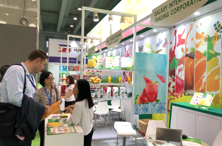 Gian hàng Việt Nam tham gia Hội chợ trái cây Quảng Châu năm 2018