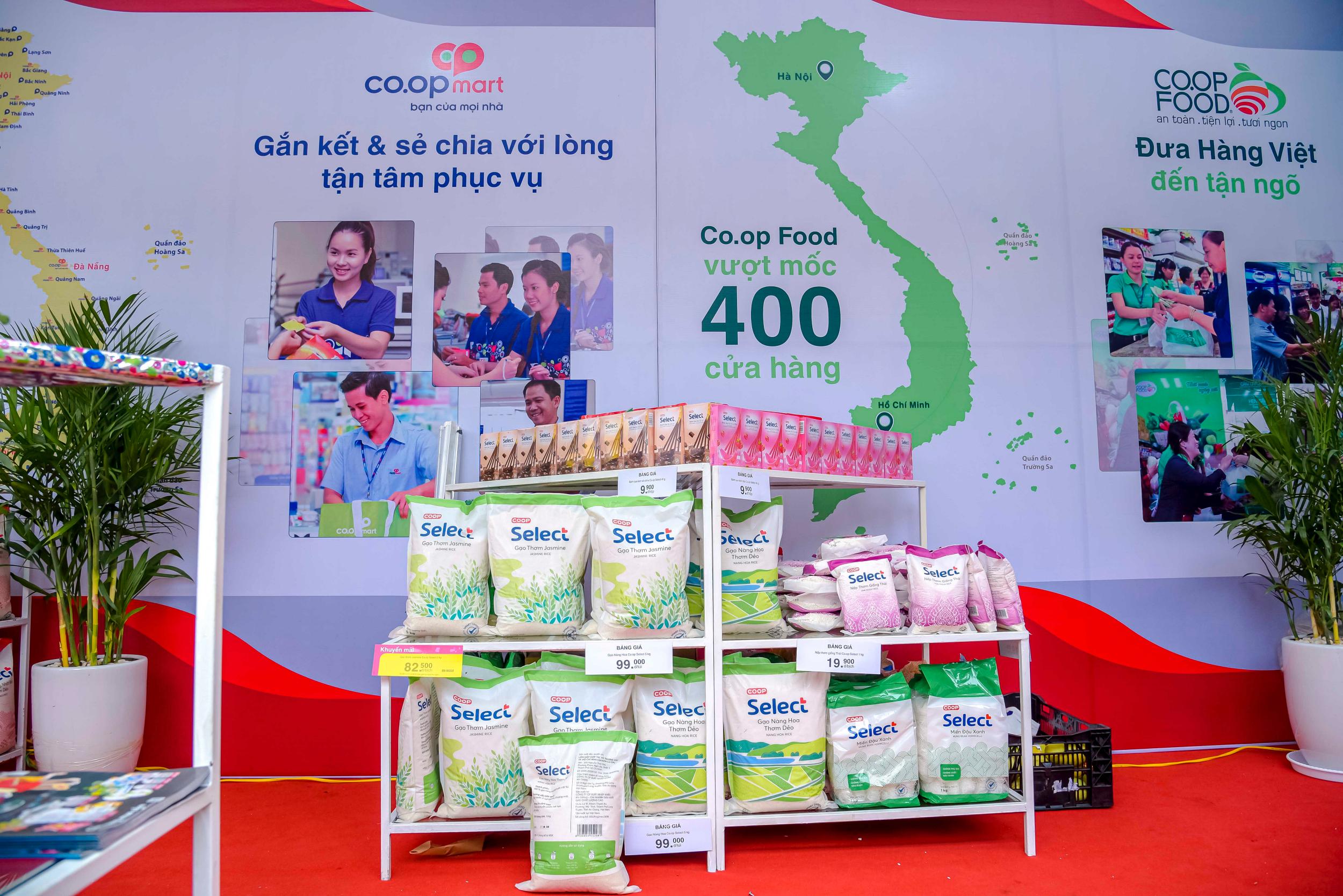 Sản phẩm gạo mang nhãn riêng của Saigon Co.op được người dân Thủ đô ưa chuộng