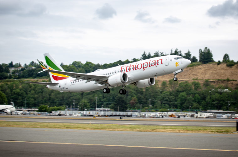 máy bay của Ethiopian Airlines
