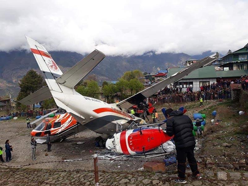 tai nạn máy bay tại Nepal