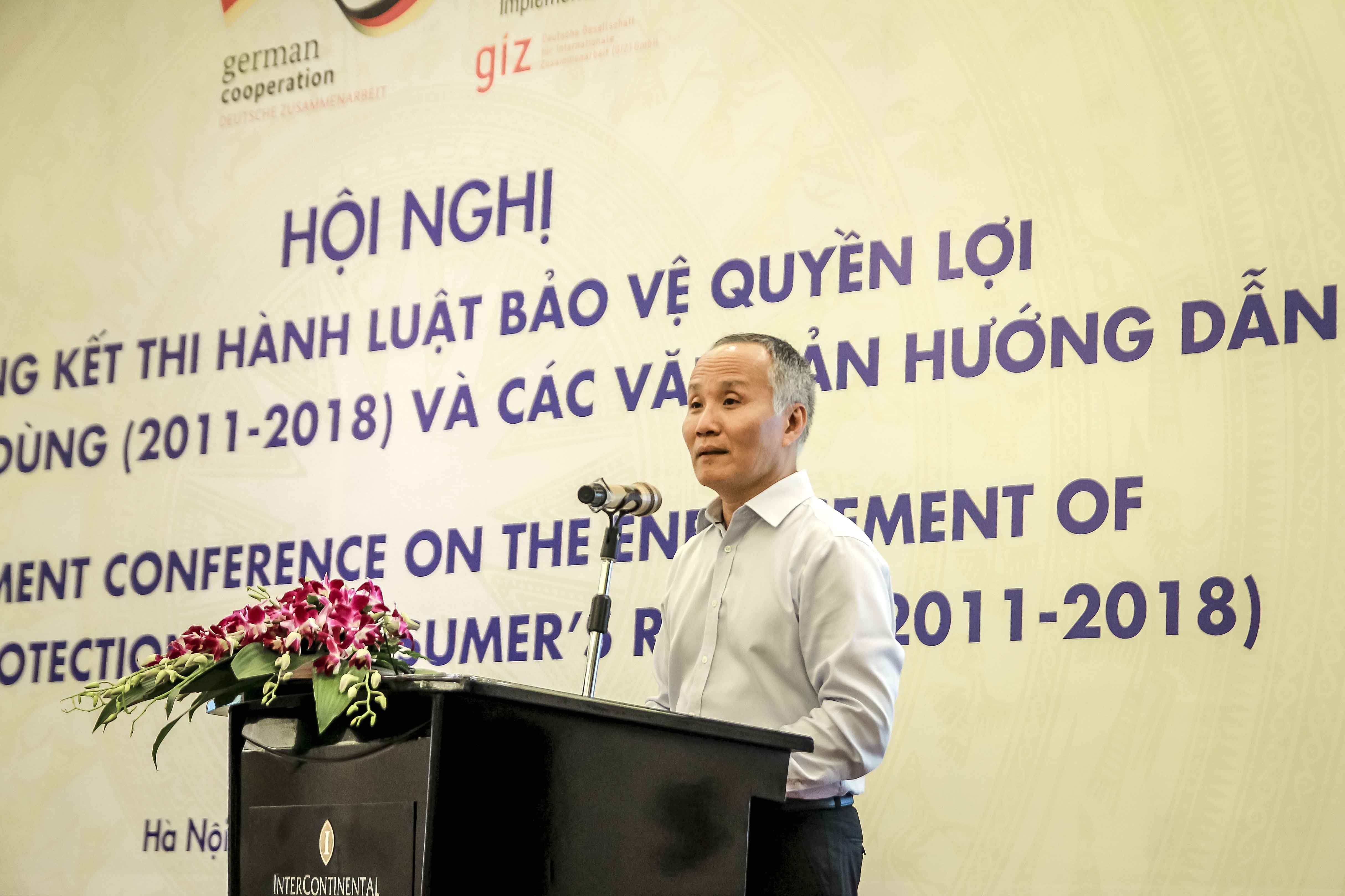 Thứ trưởng Bộ Công Thương Trần Quốc Khánh cho rằng công tác bảo vệ người tiêu dùng đang có sự thay đổi rõ rệt