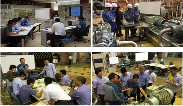 Cán bộ kỹ thuật của EVNGENCO 3 tham gia đào tạo tại Trung tâm Đào tạo và phát triển nguồn nhân lực TEPCO F&P, Nhật Bản