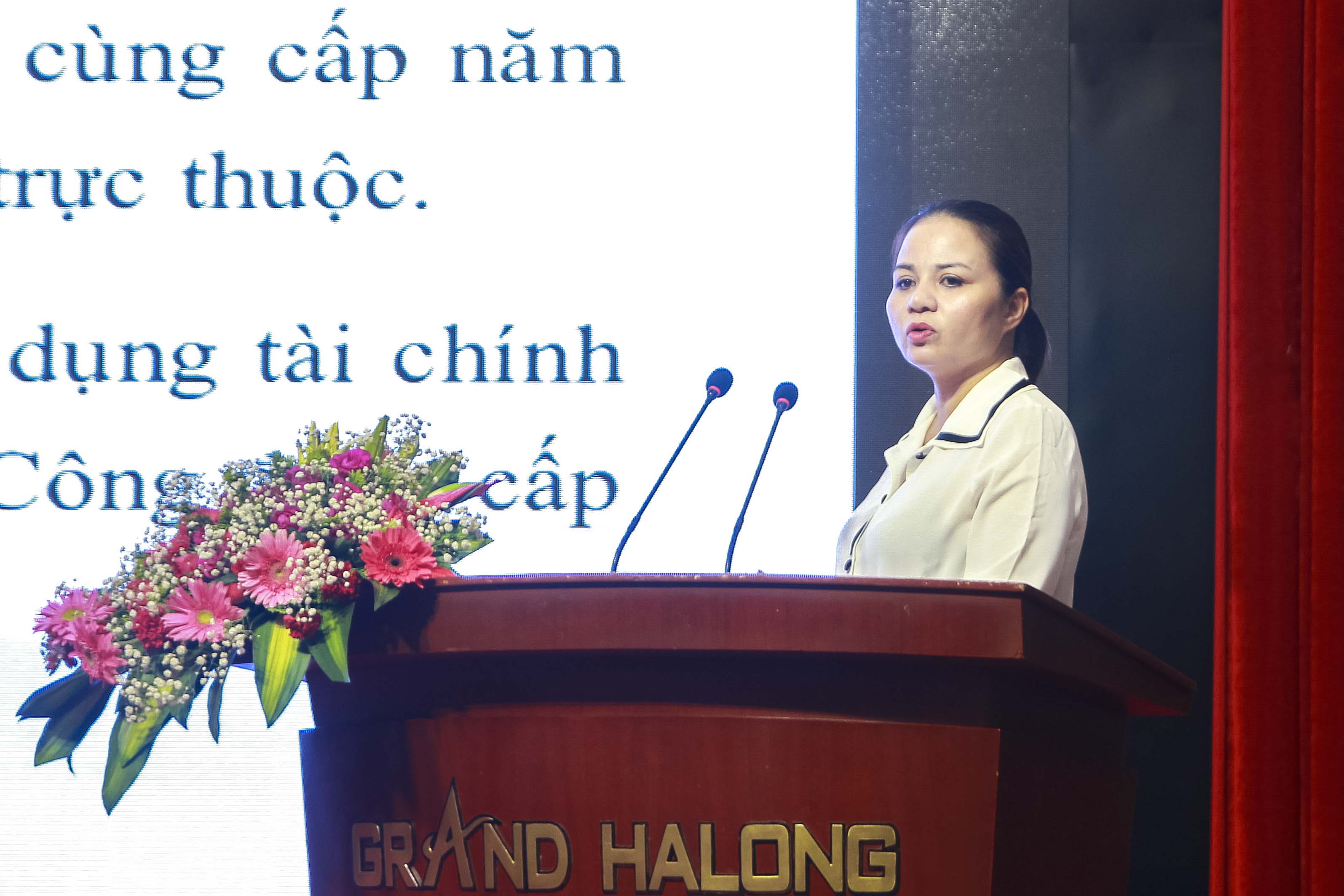 Bà Đỗ Thị Thu Nga - Trưởng Ban Tài chính Công đoàn Công Thương Việt Nam