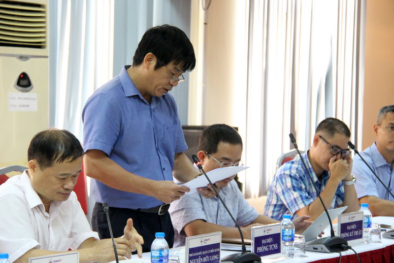 Ông Nguyễn Anh Tú, Trưởng phòng Tổ chức & Nhân sự PTC1 thông qua một số nội dung hợp tác 