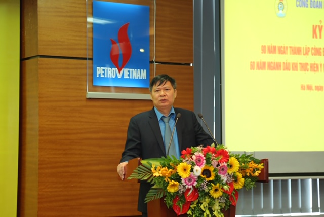 Đồng chí Phan Văn Anh phát biểu tại Lễ kỷ niệm