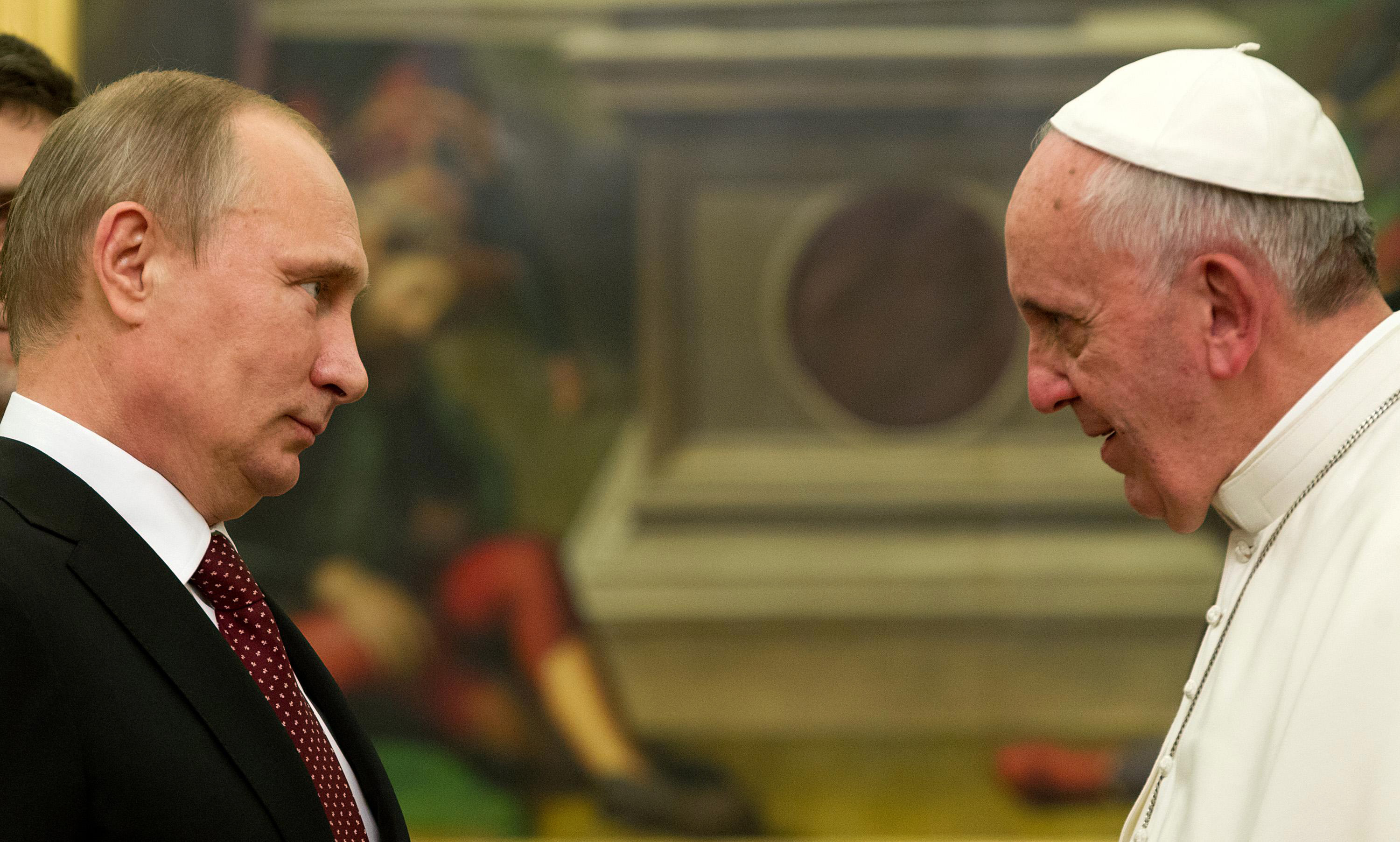 Tổng thống Nga Vladimir Putin gặp Giáo hoàng Francis