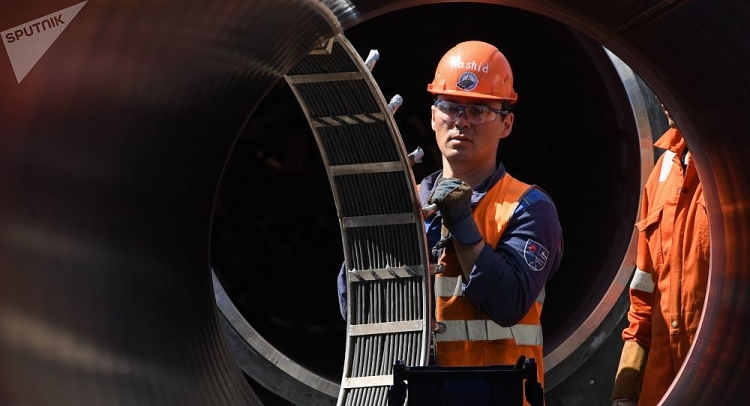Nord Stream 2 hoan thanh 75% tien do