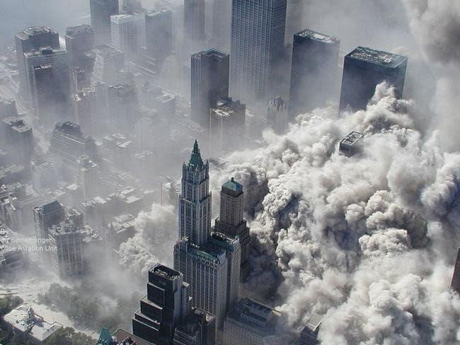  Quang cảnh thành phố New York nhìn từ trên cao sau vụ khủng bố 11/9