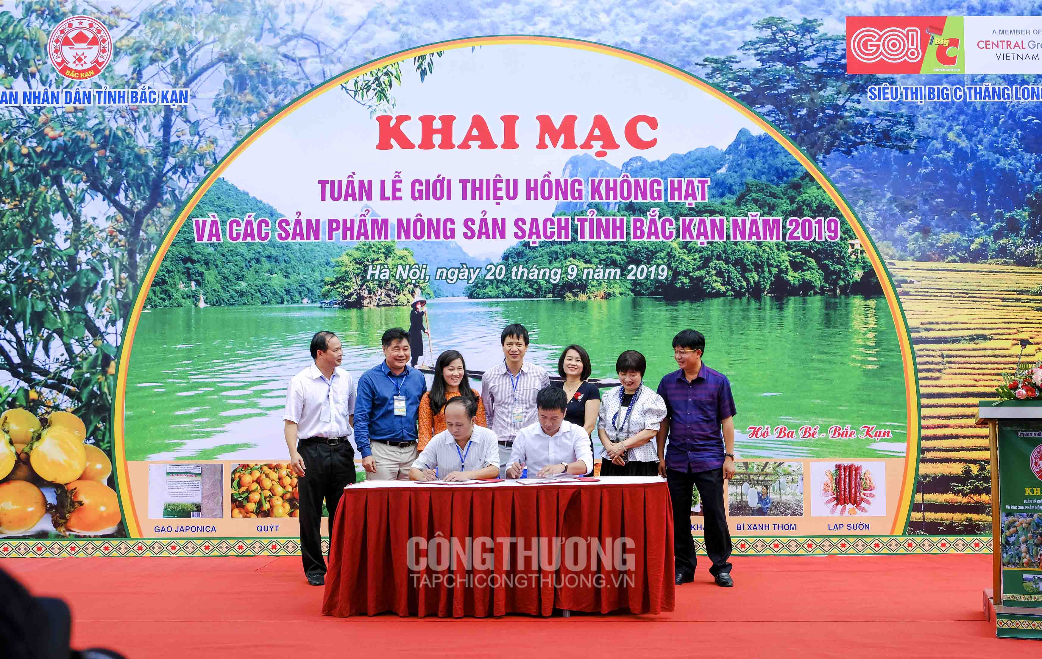 Lễ ký kết Biên bản ghi nhớ hợp tác (MOU) giữa Central Group Việt Nam và Trung tâm khuyến nông tỉnh Bắc Kạn ngày 20/9/2019