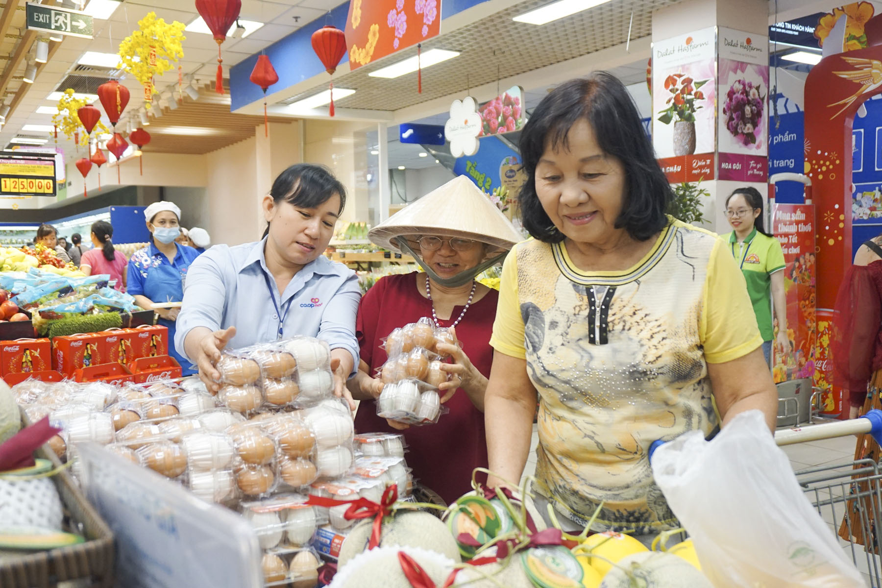 Các mặt hàng tươi sống tại hệ thống bán lẻ Saigon Co.op