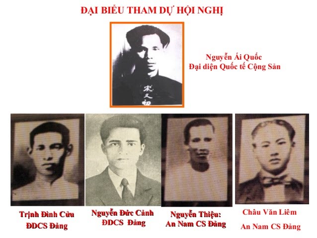 5 đồng chí tham gia Hội nghị hợp nhất Đảng năm 1930