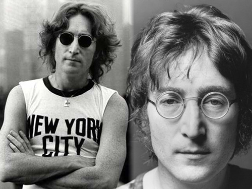 Mắt kính tròn cổ điển theo phong cách John Lennon, người sáng lập và thủ lĩnh của ban nhạc huyền thoại The Beatles