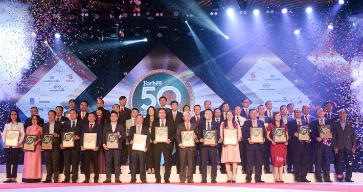 “50 công ty niêm yết tốt nhất” do Forbes Việt Nam xếp hạng