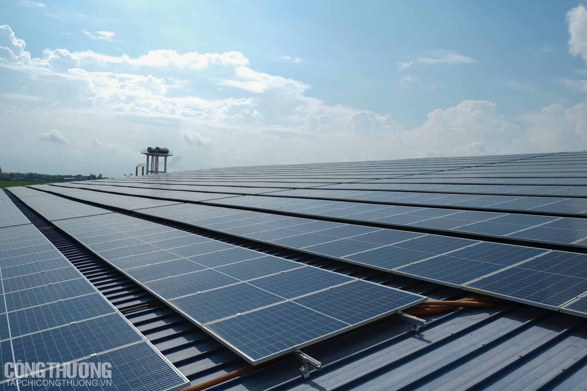 Dự án điện mặt trời mái nhà của doanh nghiệp chế biến thủy sản Thông Thuận, dù mới đi vào hoạt động 1 năm nhưng đã cho lợi ích ổn định về kinh tế khi cung cấp điện cho cả nhà máy và lượng điện dư bán lại cho ngành Điện