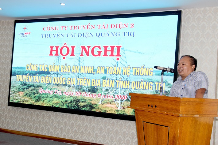 Ông Nguyễn Đức Tùng – Phó trưởng phòng QLNL Sở Công Thương Tổ trưởng tổ giúp viêc ban chỉ đạo Ông Tùng phát biểu tại Hội nghị
