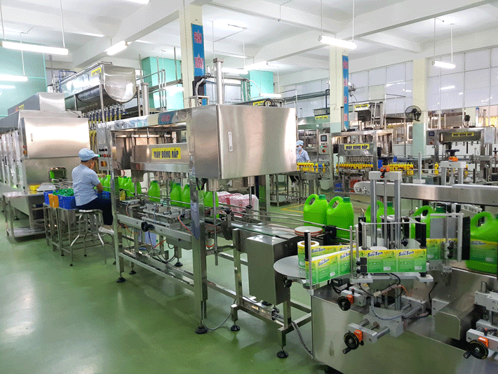 Dây chuyền sản xuất của Công ty CP Bột giặt Lix