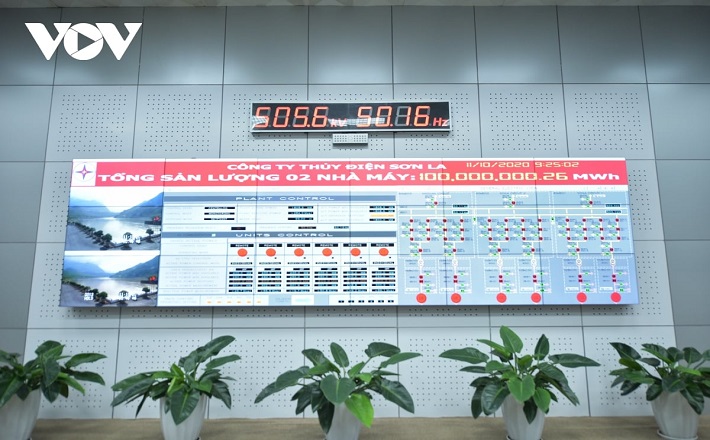 sản lượng điện phát của Công ty Thủy điện Sơn La đạt mốc 100 tỷ kWh