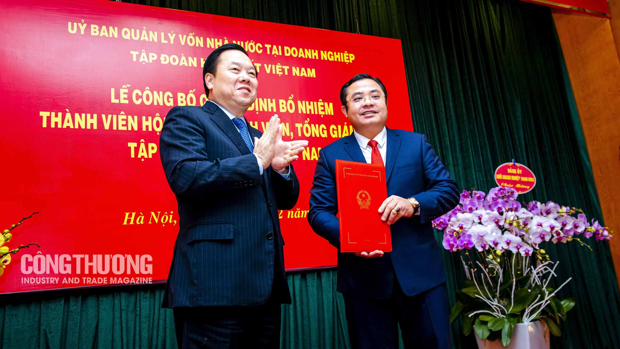 lễ bổ nhiệm Thành viên Hội đồng thành viên, Tổng Giám đốc Tập đoàn cho ông Phùng Quang Hiệp 