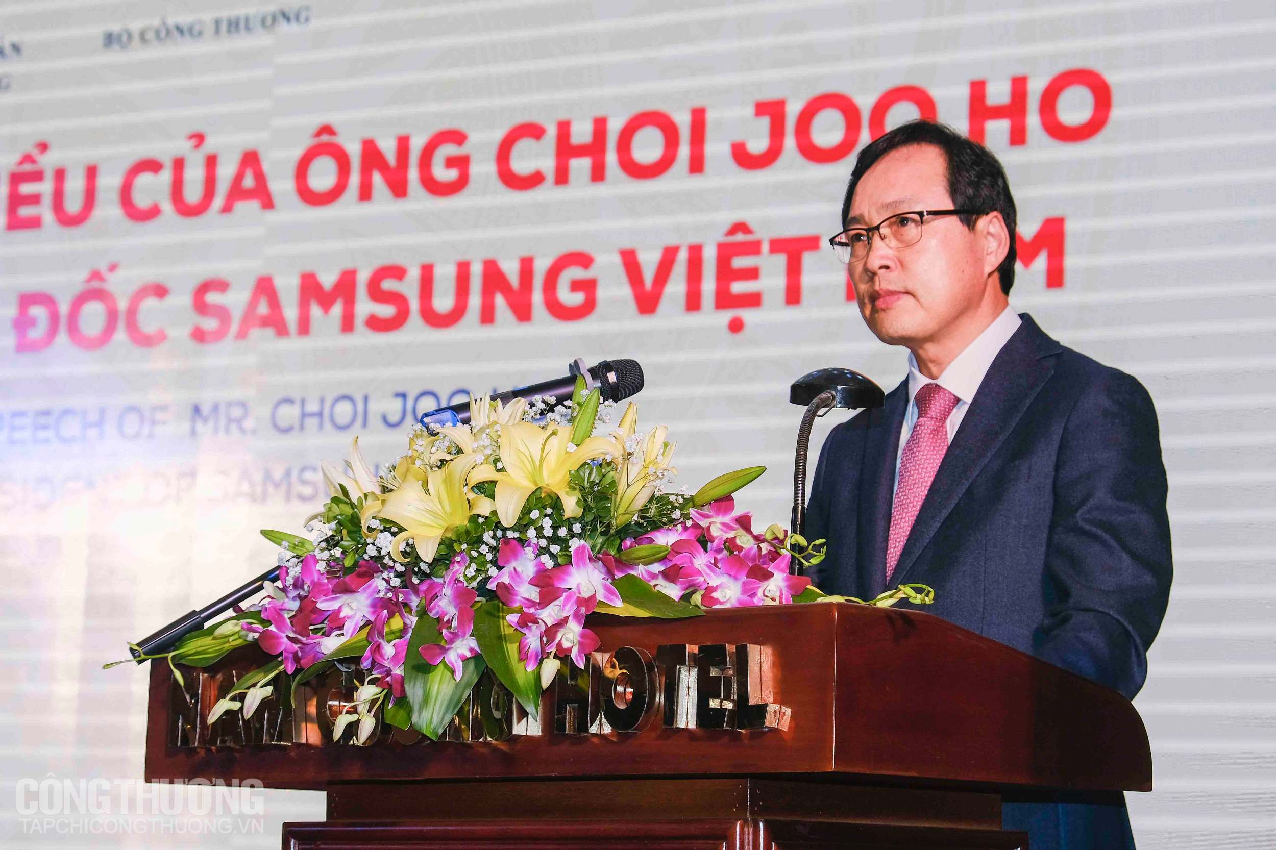 Ông Choi Joo Ho - Tổng giám đốc Tổ hợp Samsung tại Việt Nam