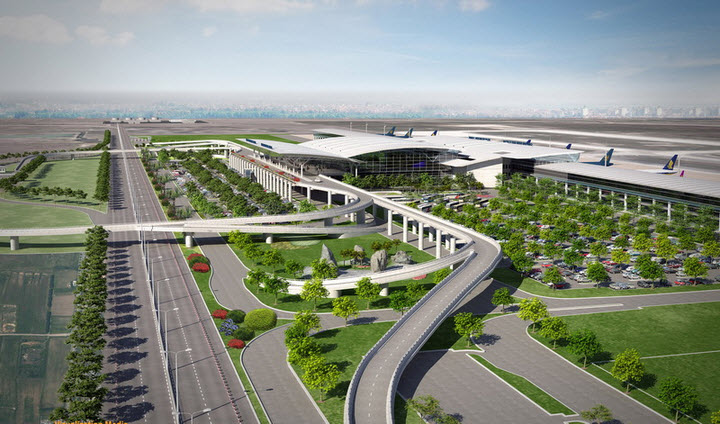 Phối cảnh sân bay Long Thành