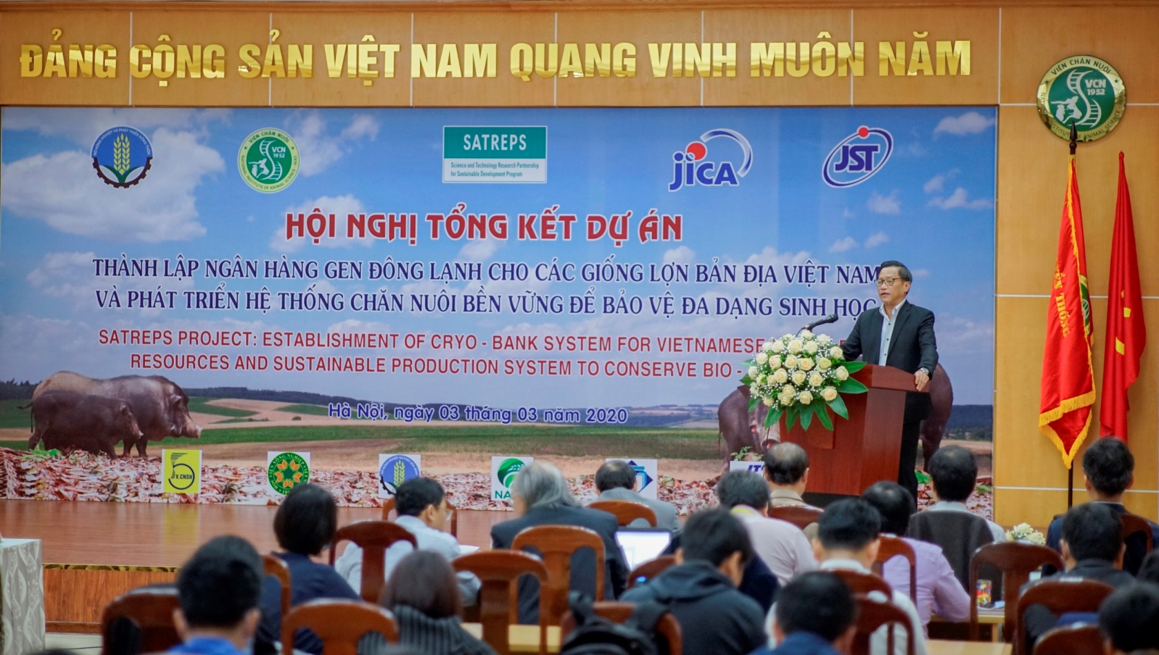 Hội nghị tổng kết Dự án SATREPS “Thành lập hệ thống ngân hàng gien đông lạnh cho các giống lợn bản địa Việt Nam và phát triển hệ thống chăn nuôi bền vững để bảo vệ đa dạng sinh học”