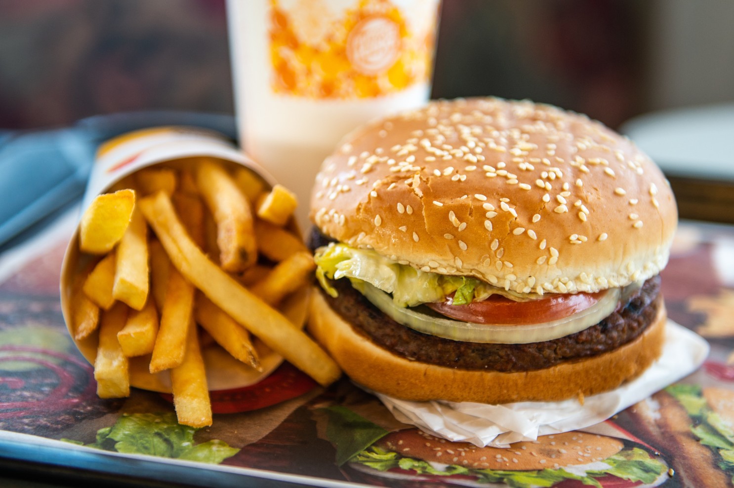 Chiếc bánh burger Whopper không sử dụng chất bảo quản